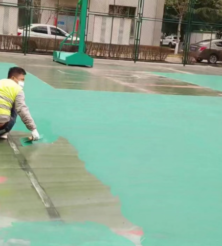 鹤壁球场地面翻新